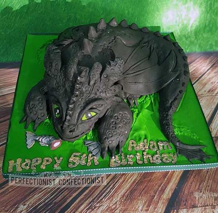 Adam - Toothless Birthday Cake