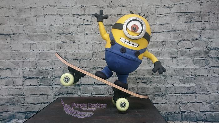 Skateboarding Minion