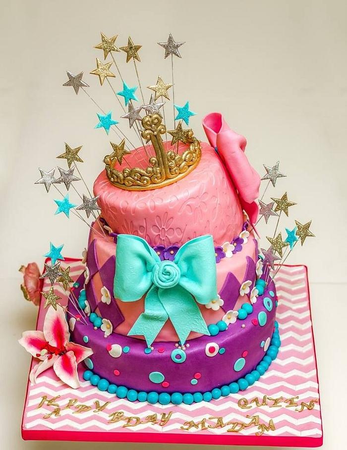 Princess theme cake 