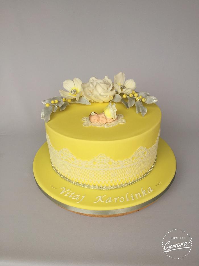 The yellow colour is the identification of happiness freshness and  brightness Pineapple flavor cake Share and comment contest is going  on dont  By TUTU CAKES  Facebook