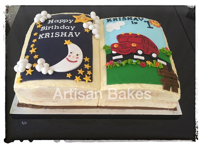 Nursery Rhymes Book Cake