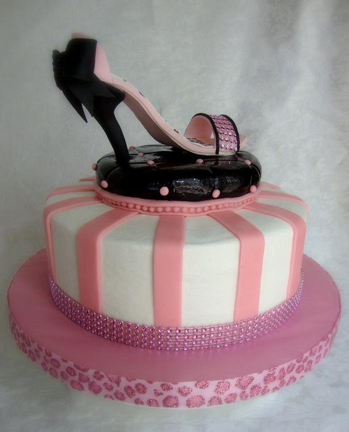 High Heeled Shoe Cake