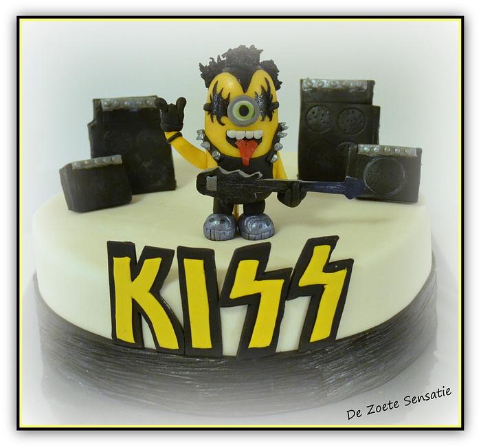 Kiss Rock Band Edible Cake Toppers Round – Ediblecakeimage