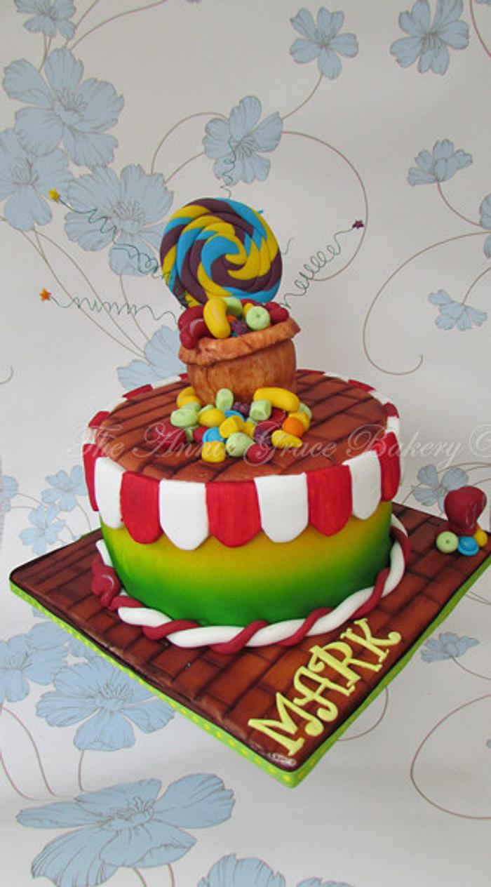 'Candy Crush Saga' Birthday cake.