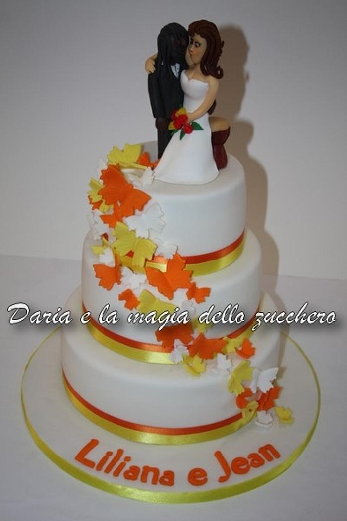 Butterfly Wedding cake 