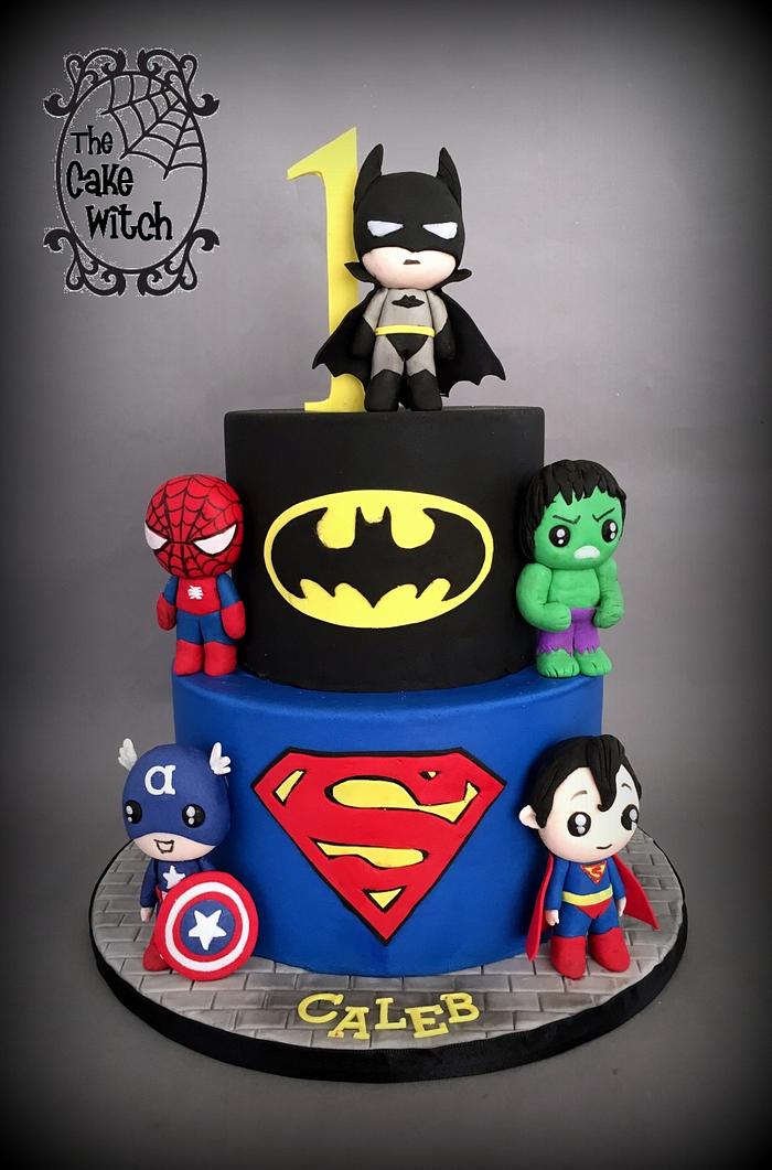 Pop Super Heroes - Decorated Cake by Nessie - The Cake - CakesDecor