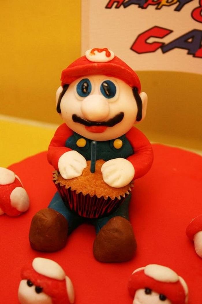 Mario 8th Birthday Cake