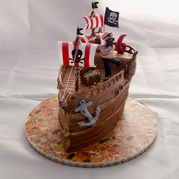 Pirate Ship cake