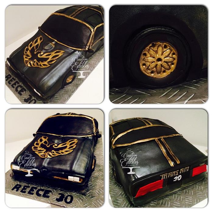 3D car cake - Pontiac 