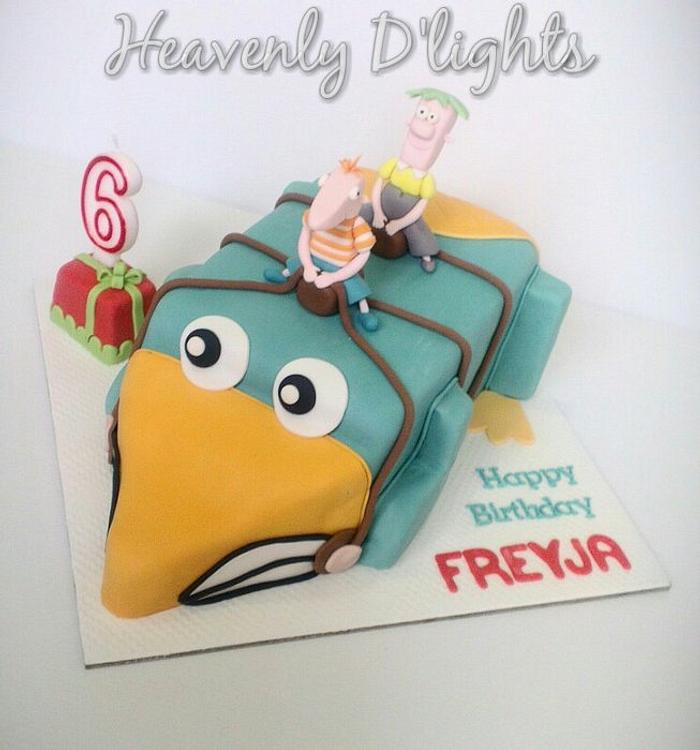 Ferb and Phineas Cake