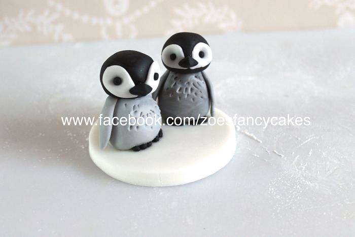 Simple little baby penguins