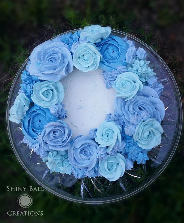 Flower Wreath Cake