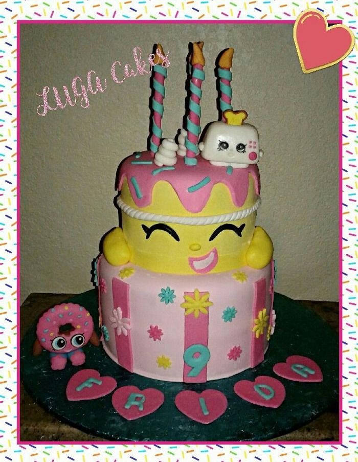 Shopkins cake & toppers