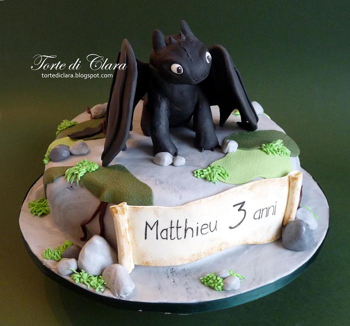 Dragon Trainer cake