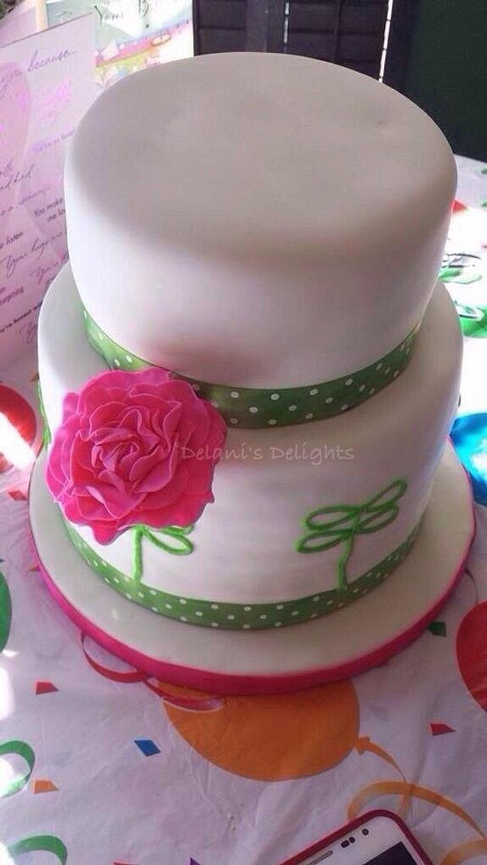 Simple birthday cake