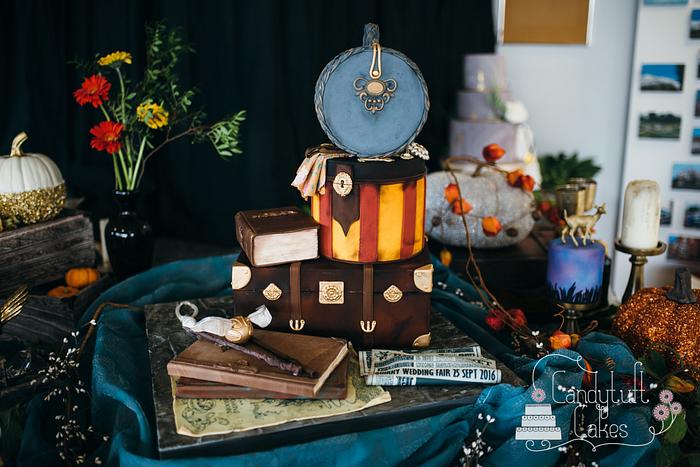 Harry Potter inspired wedding cake 