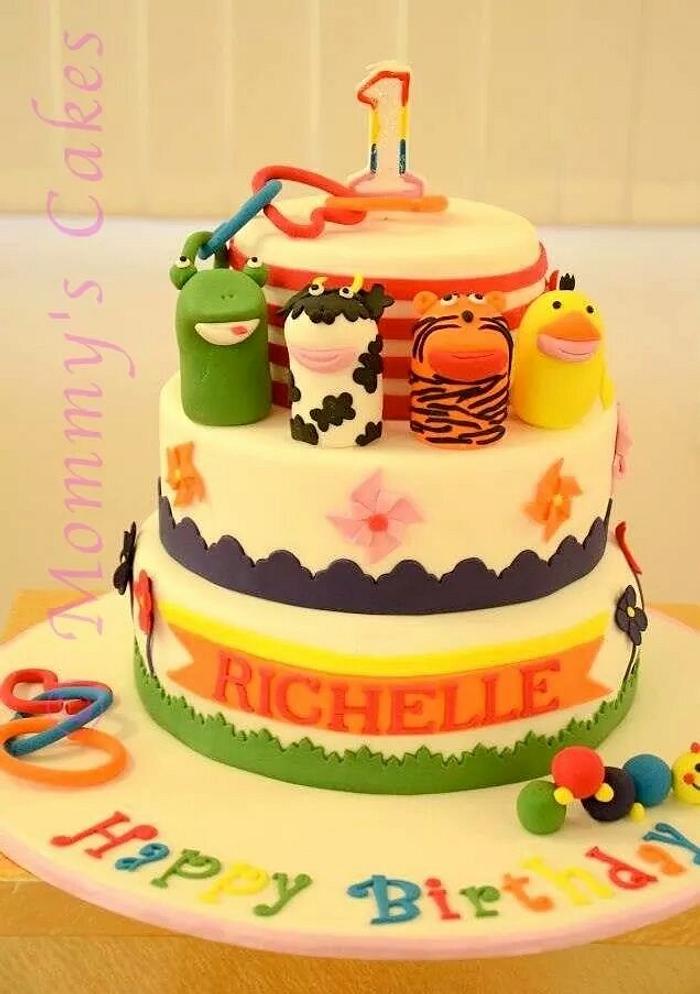 Baby einstain birthday cake