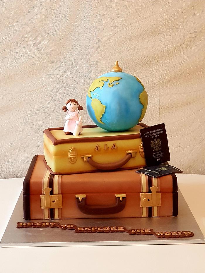 Traveling cake