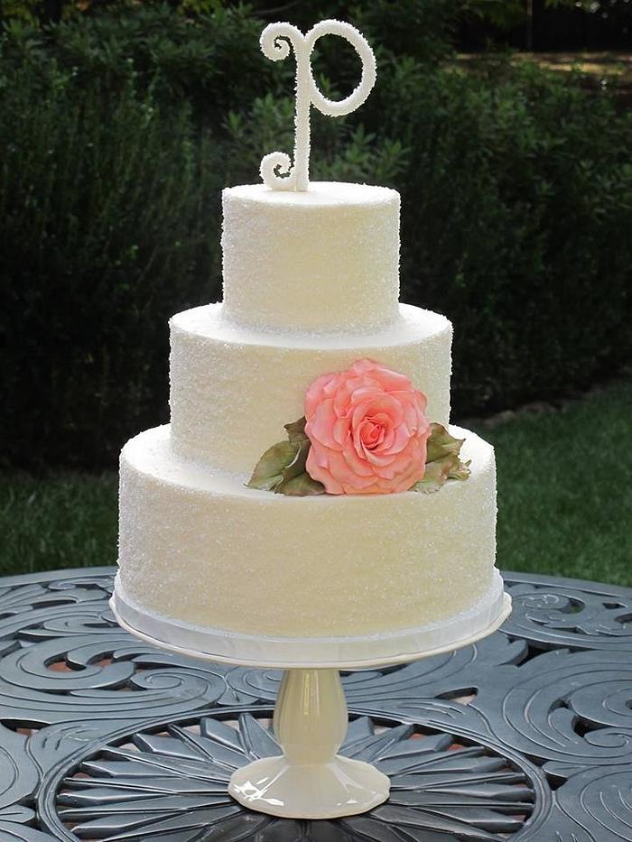 Crystal Sugar Wedding Cake