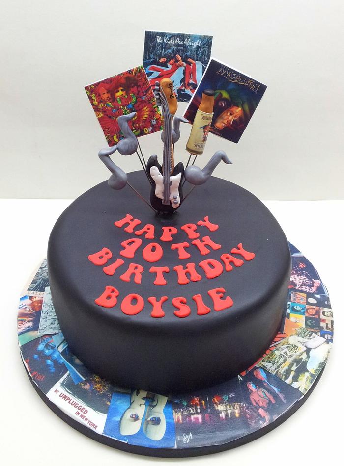 Rockers 40th Birthday Cake