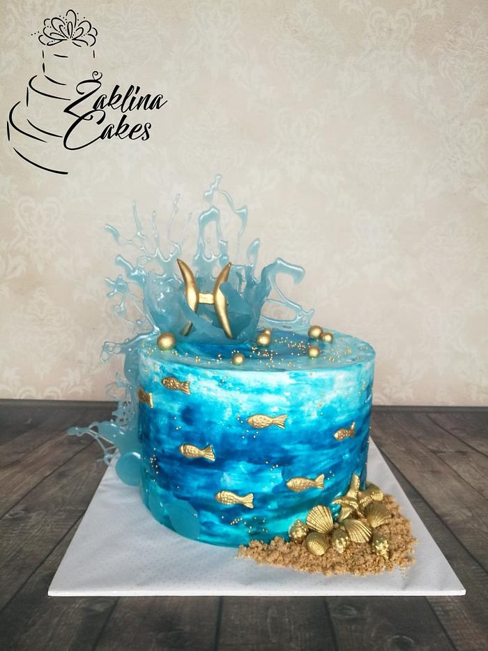 FISH - Zodiac Cake