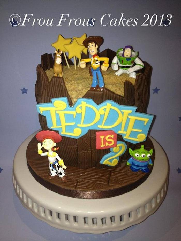 Toy Story Wooden Bucket Cake