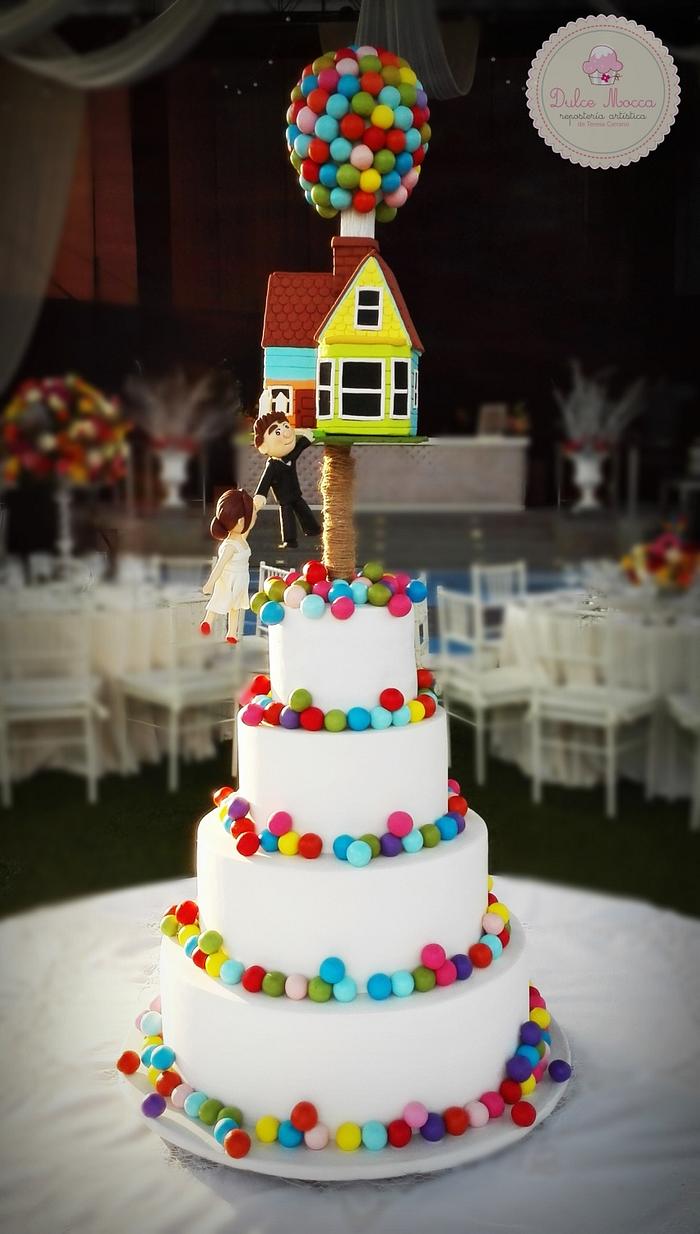 Wedding up cake
