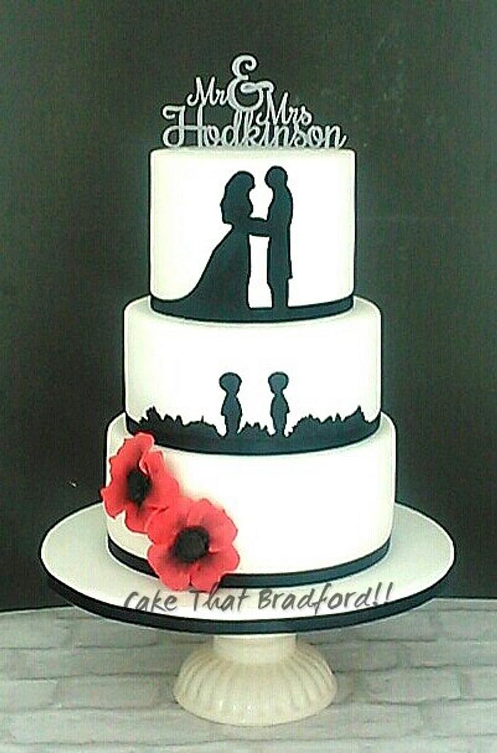 silhouette Cake
