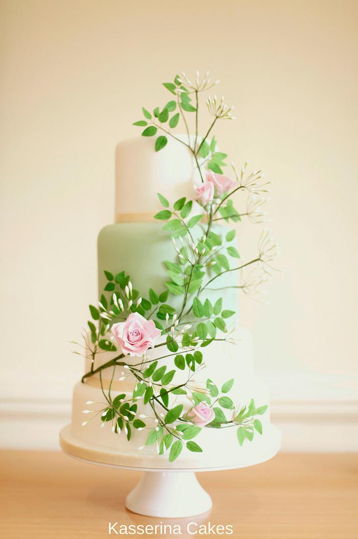 Jasmine Rose wedding cake