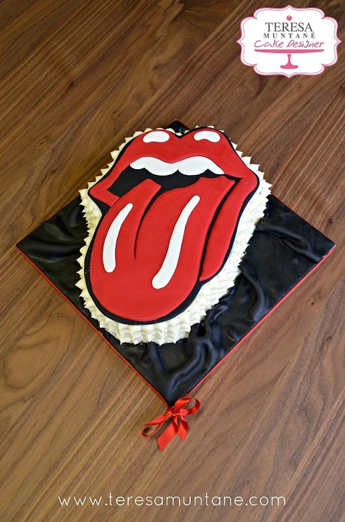 Rolling Stone Cake