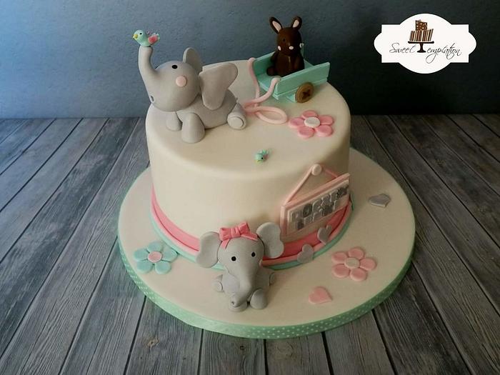 Cute Elephant Cake inspired by Liis Elephant Cake from Tourtes