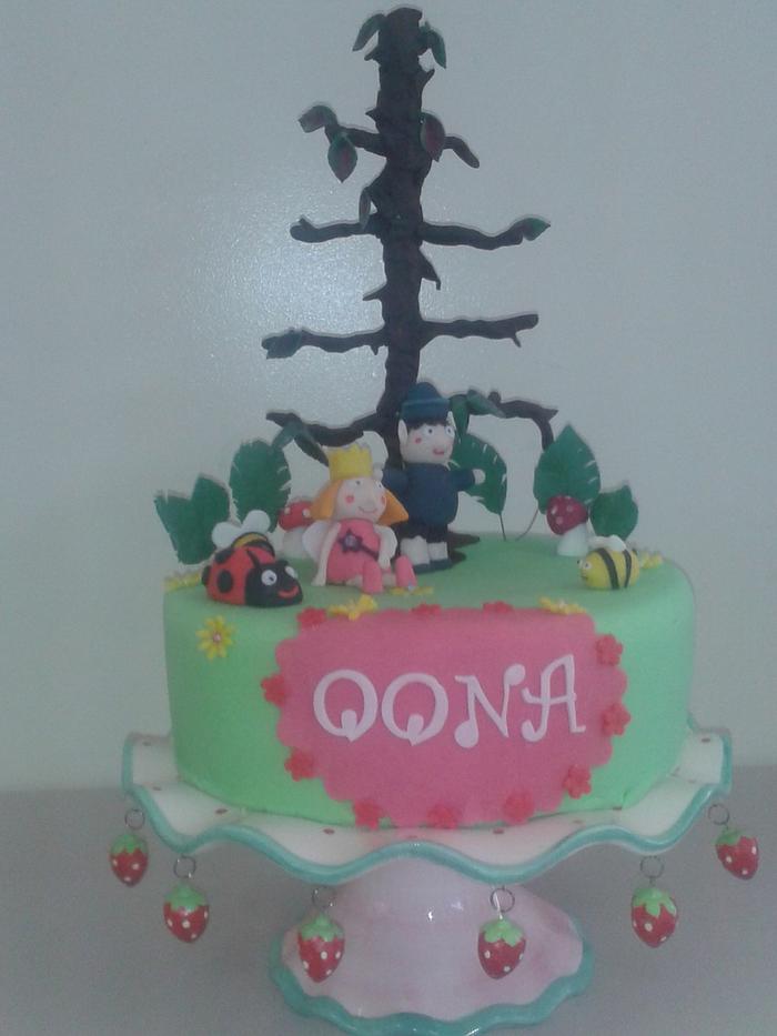 Ben and Holly theme cake