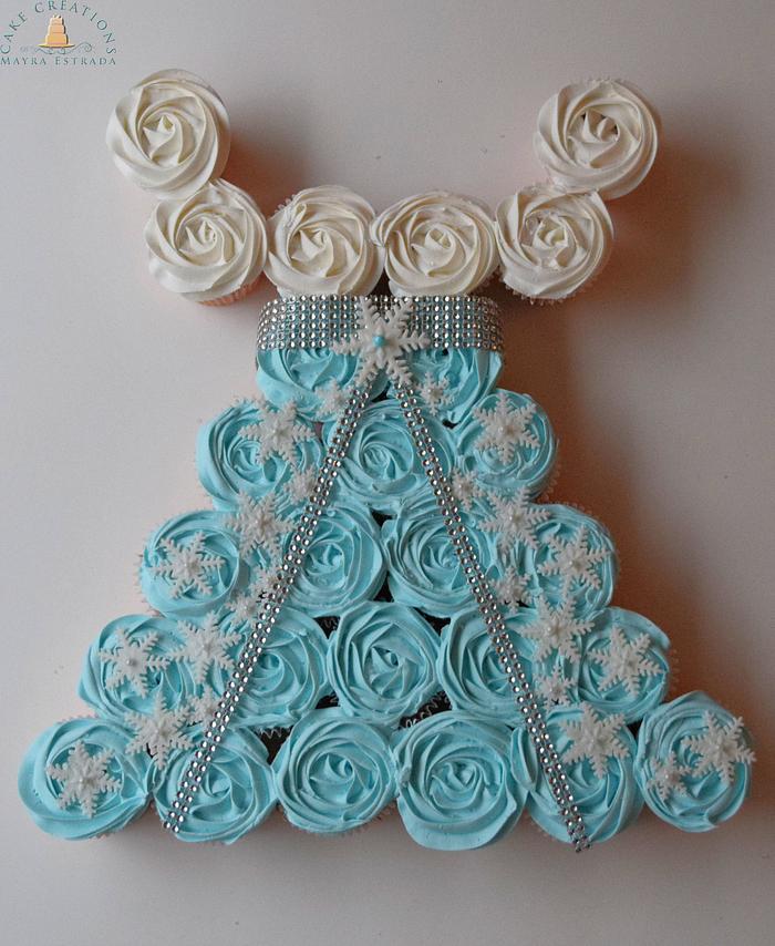 Frozen Princess Cupcake Dress