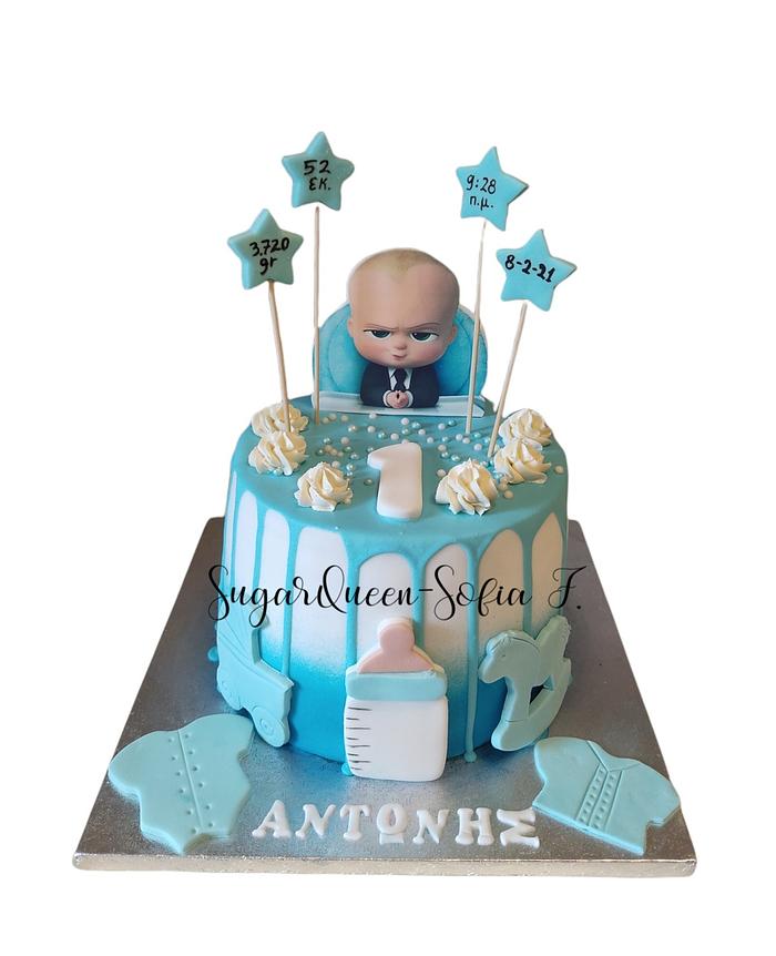 Baby boss cake