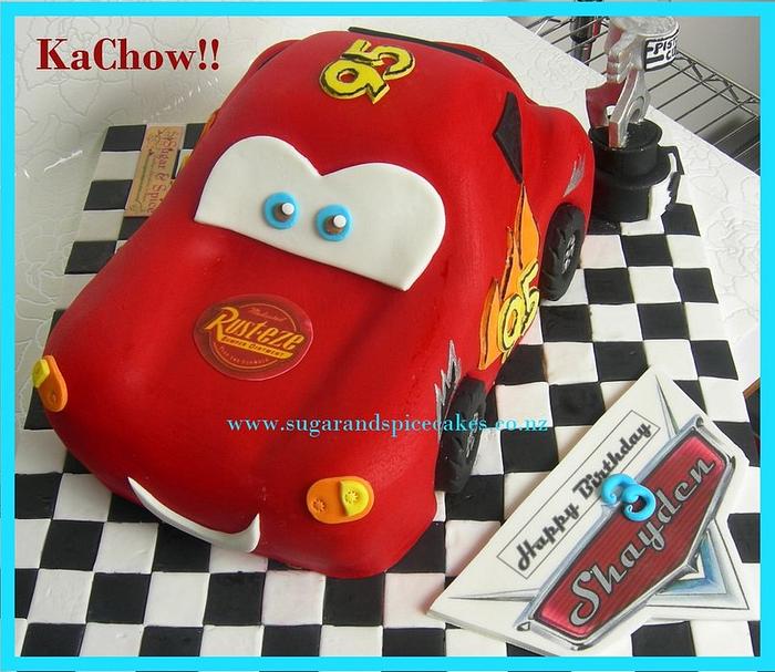 Cars Cake 2 with Piston Cup