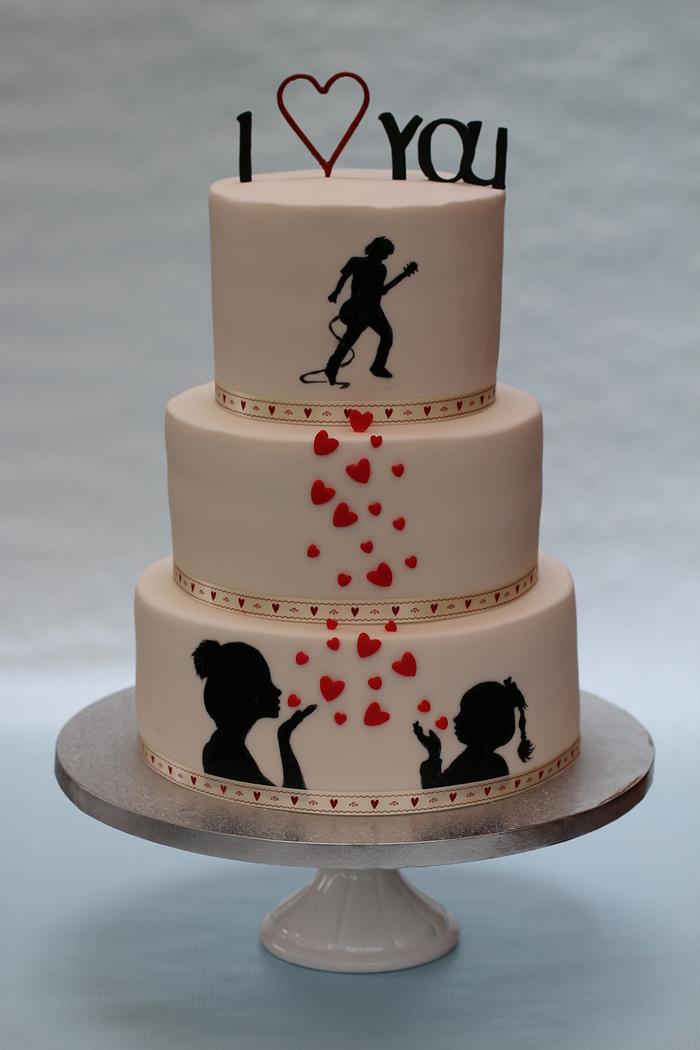 Birthday cake on request of wife and daughter :