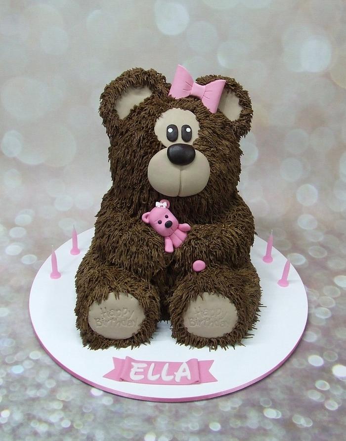Ella's bear cake!