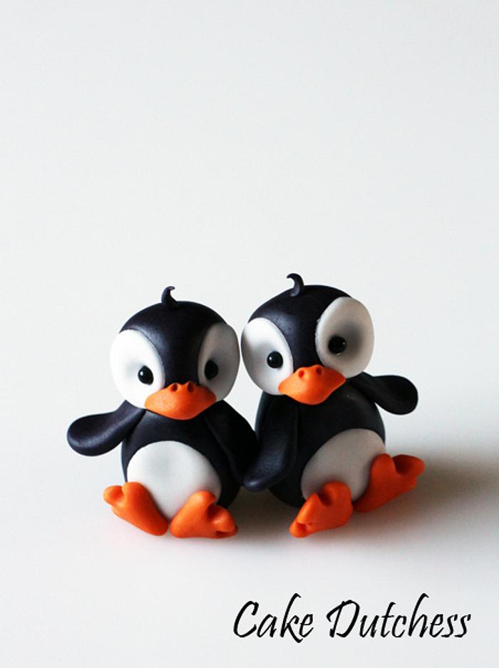 Cute Penguins (with video tutorial)