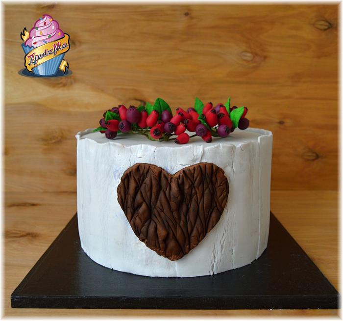 Cake with heart