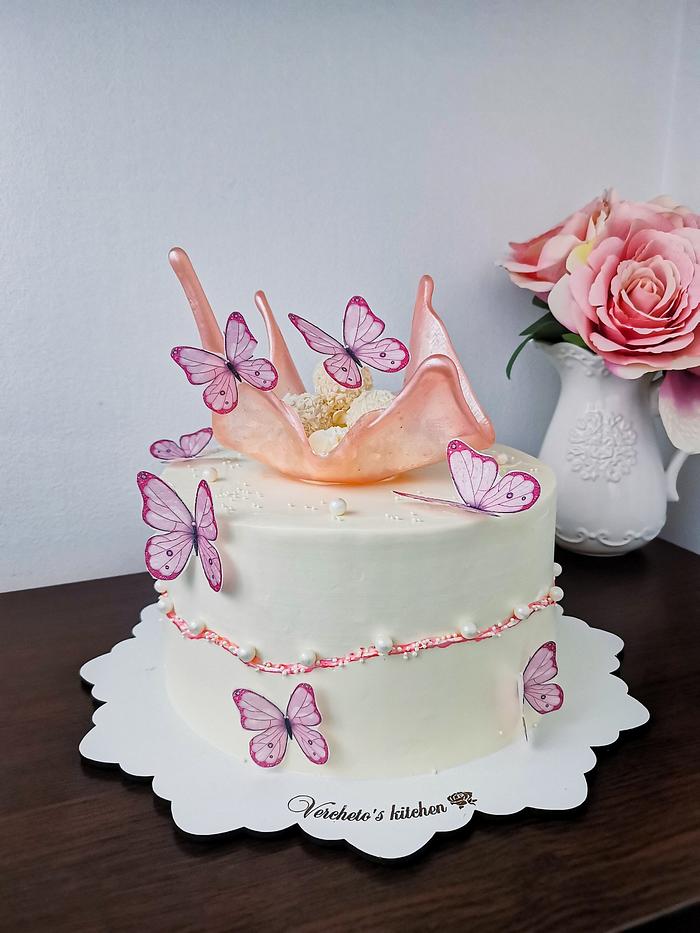 Butterfly cake 