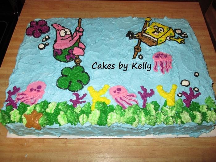 Spongebob and Patrick Cake 