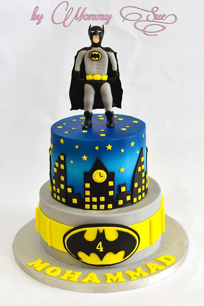 Batman Novelty Cake - Brunetti Classico Cafe Melbourne