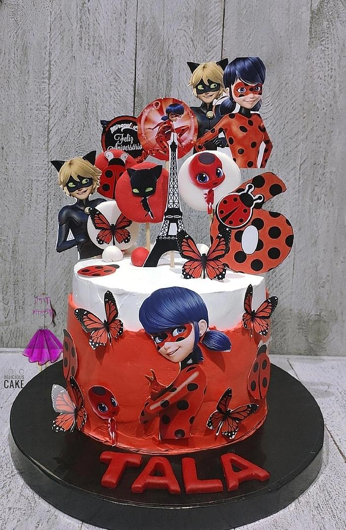 Ladybug 🐞 cake by lolodeliciouscake 