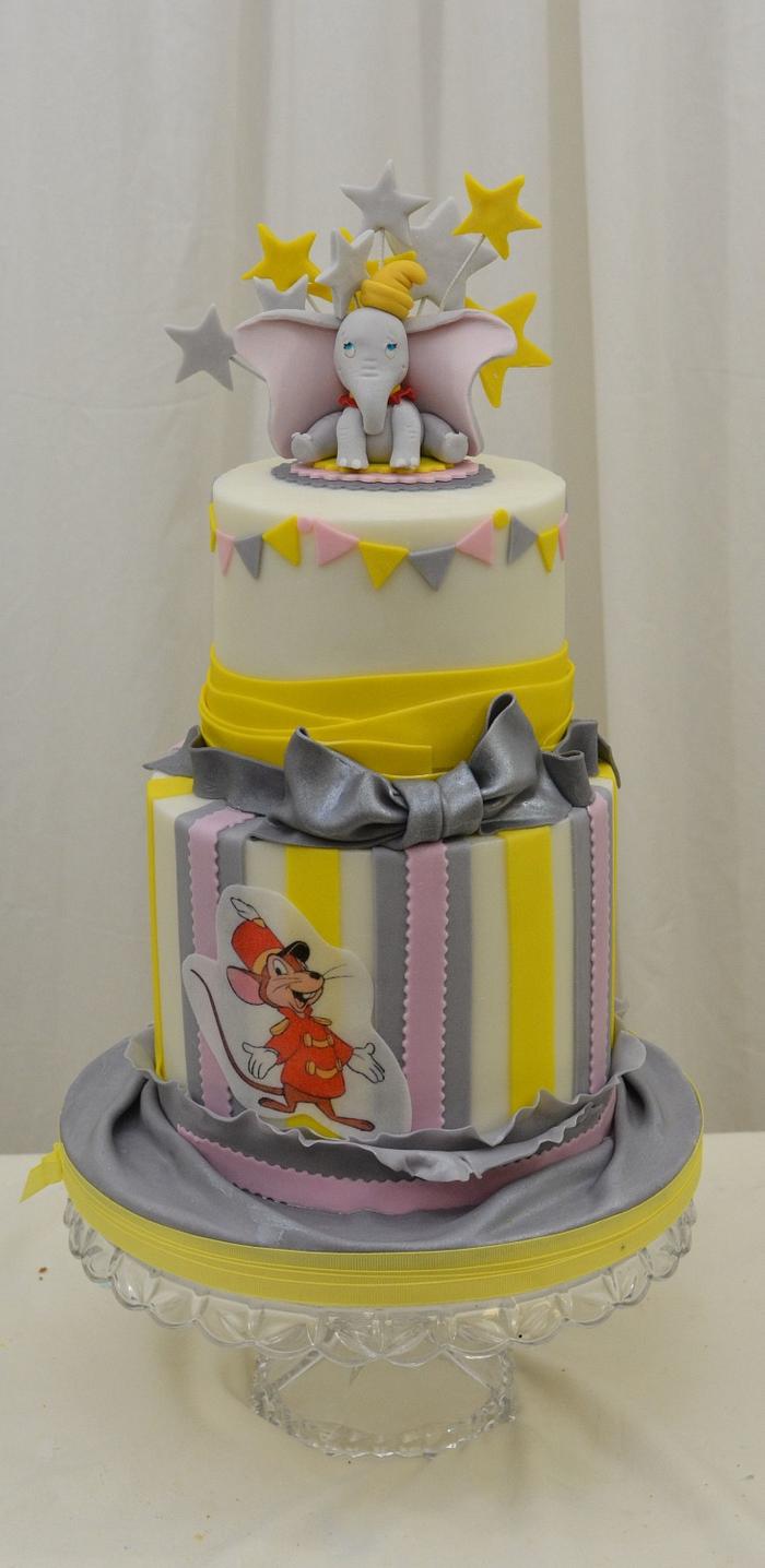 Dumbo Birthday Cake