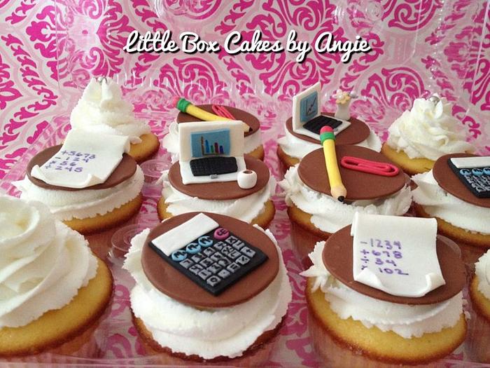 Accounting Week Cupcakes