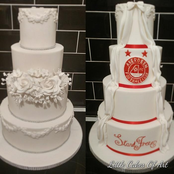 Aberdeen FC wedding cake