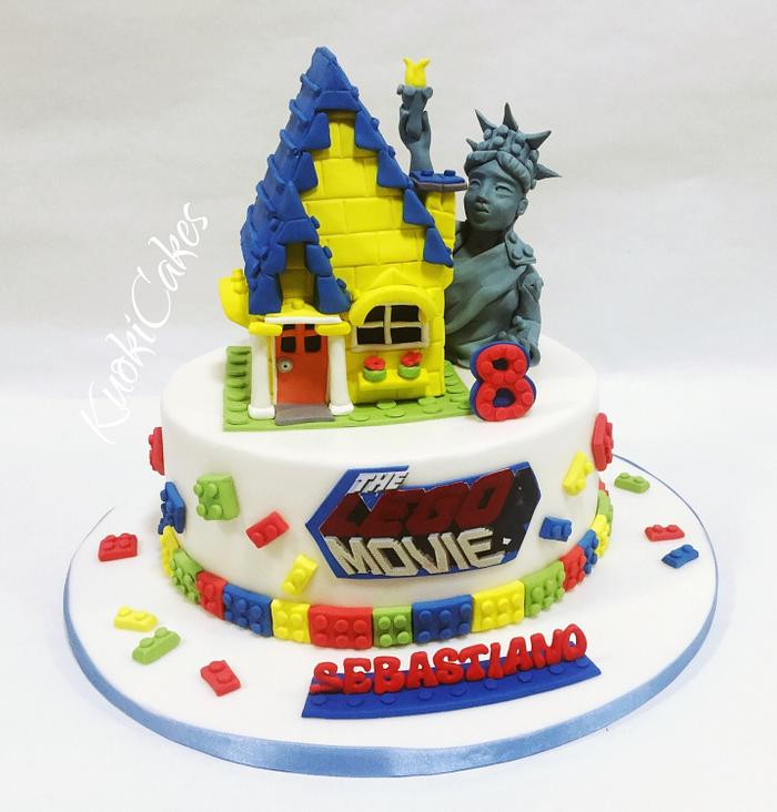 Lego movie cake 