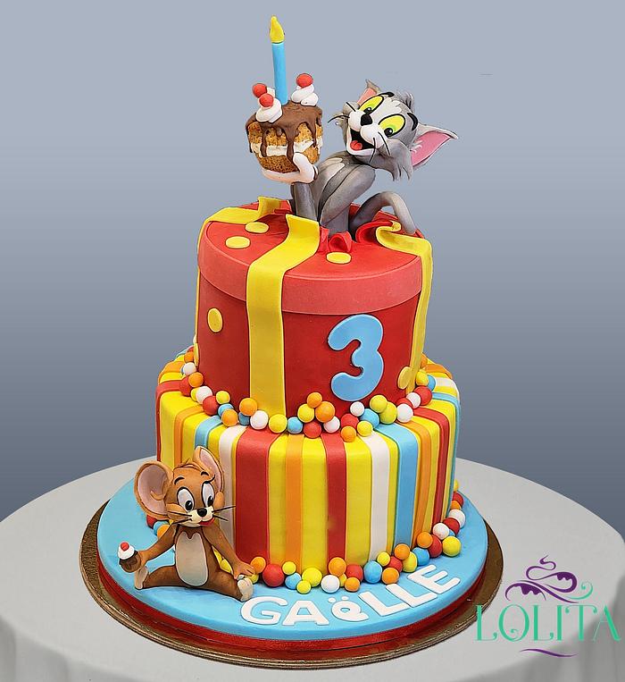 Tom and Jerry cake 
