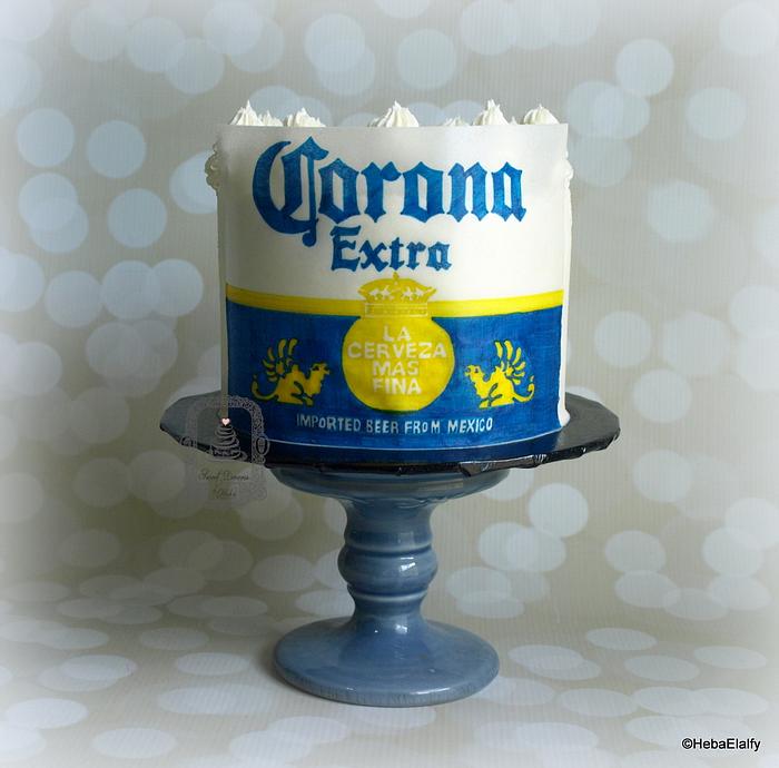 Nicholas' Corona Extra Beer birthday cake