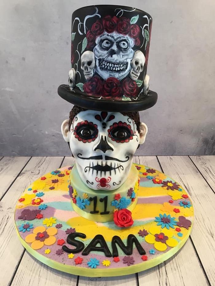 Mexican Day of the Dead Cake